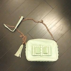 Studded Mint Green Crossbody bag